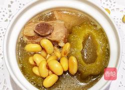 苦瓜排骨黄豆汤的做法图解7
