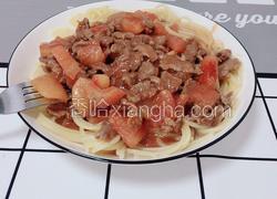 番茄牛肉烩意粉