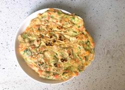 芹菜胡萝卜鸡蛋饼
