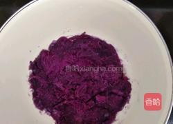 黑糖蜂蜜芝麻紫薯饼的做法图解2