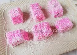  奶香蔓越莓火龙果牛奶小方