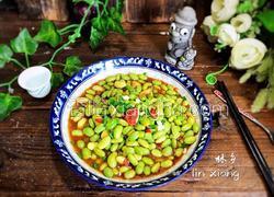 辣椒酱蒸毛豆米