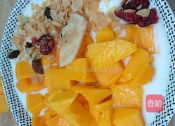 麦片芒果粒酸奶昔的做法图解6
