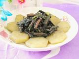 土豆炒红豇豆