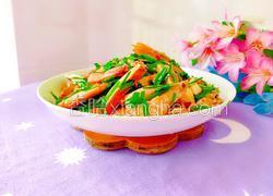 豆腐干韭菜炒虾