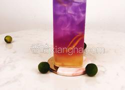 分层渐变蝶豆花茶，一杯梦幻海洋饮品