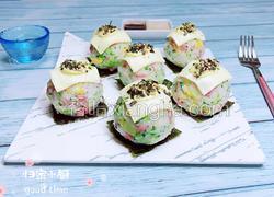 西兰花玉米芝士饭团