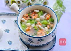 丝瓜虾仁菌菇汤的做法图解13