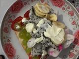 自制吐司水果沙拉