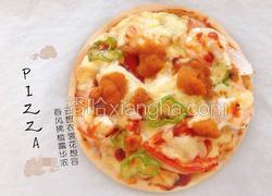 海胆虾仁披萨