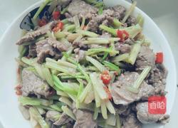 芹菜炒牛肉的做法图解11