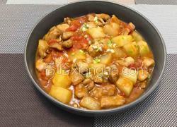 鸡肉炖冬瓜西红柿