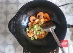 中式炒菜の铁锅鲜虾白菜的做法图解4