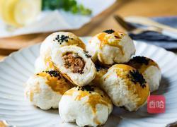 一口就掉酥的榨菜鲜肉月饼的做法图解16