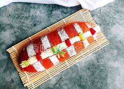 火龙果奶油面包