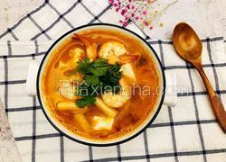 西红柿虾仁豆腐汤
