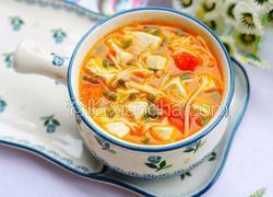 番茄菌菇豆腐汤
