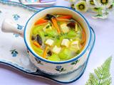 丝瓜豆腐木耳汤