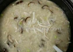 香菇鸡丝粥