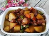 土豆胡萝卜烧茄子