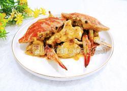 咸蛋黄焗梭子蟹