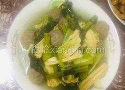 春菜肉丸腐竹煲