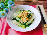 虾皮炒小油菜的做法[图]