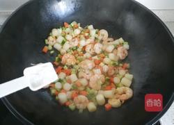 鲜蔬虾球炒年糕的做法图解14