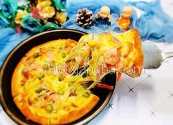 培根虾仁芝士披萨