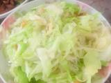 虾仁包菜炒粉丝