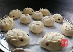 刺猬豆沙包的做法图解4