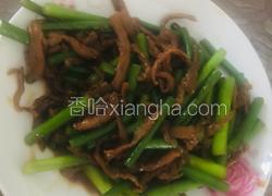 蒜薹炒牛肉丝