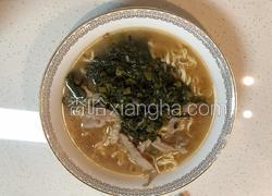 雪菜肉丝面