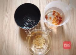 补气美容养颜三宝羹—雪燕桃胶皂角米（两人份）的做法图解1