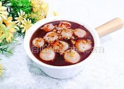 红豆沙丸子汤