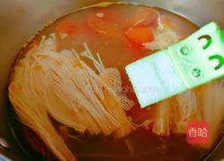 金针菇番茄椰汁牛骨汤的做法图解14