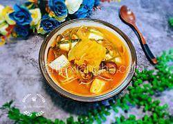 辣白菜豆腐海带汤