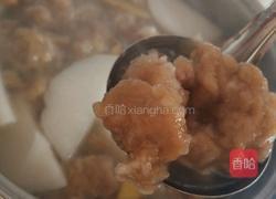 白萝卜滑肉汤的做法图解4