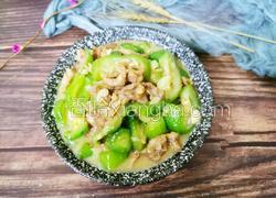 丝瓜炒肉片