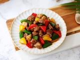 彩椒炒牛肉