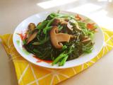 蒜蓉香菇炒茼蒿