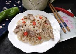 莲藕炒肉片
