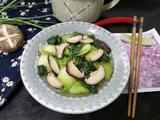 青菜炒香菇