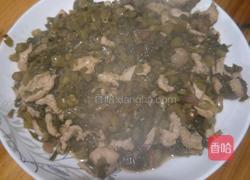 酸菜炒肉的做法图解10