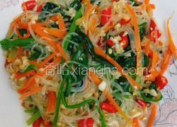 菠菜拌粉丝