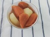 抗疫简餐胡萝卜土豆双蒸的做法[图]