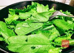 清炒油麦菜的做法图解9