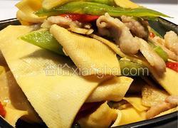 尖椒炒豆皮