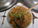 肉丝炒鱼面