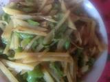 土豆炒青椒